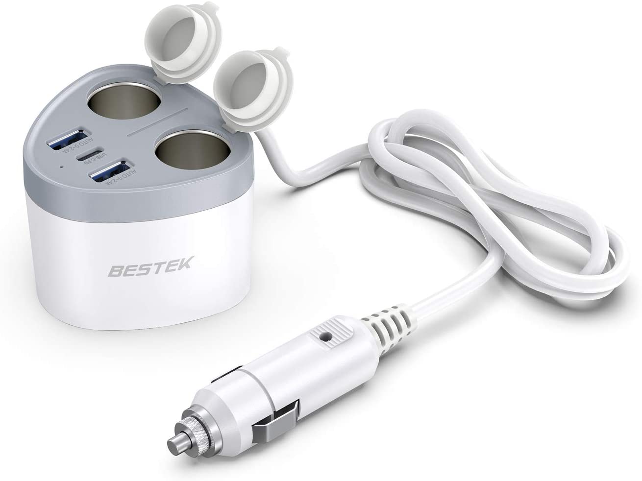 BESTEK シガーソケット 充電器 PD高速充電対応可能 USB 3ポート ソケット 2連 12V/24V車対応 – 株式会社ベステックグループ